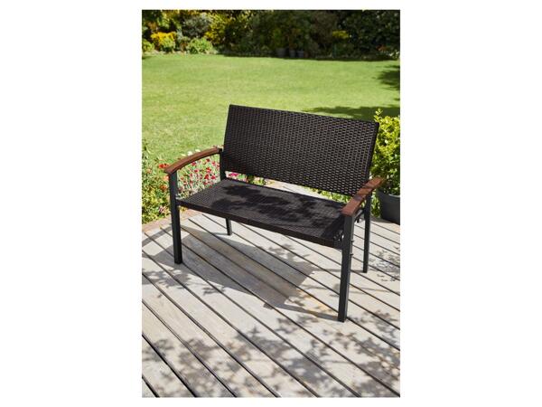 Wicker Garden Bench