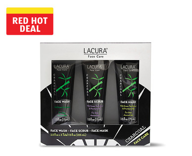 Lacura Charcoal Face Care Set