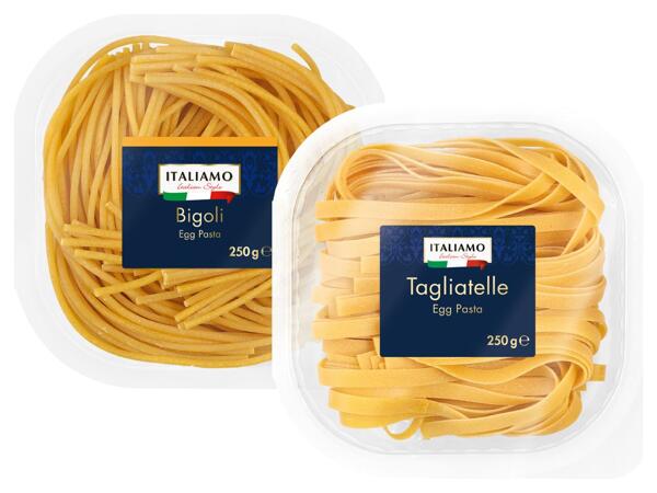 Frische Bigoli oder Tagliatelle