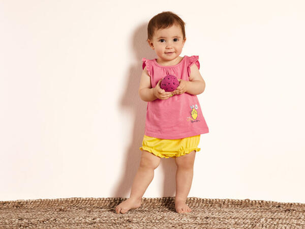 lupilu(R) Baby Mädchen Sommerset, 3-teilig, aus reiner Bio-Baumwolle
