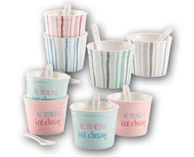 Coppette per gelato in porcellana, 4 pezzi CROFTON(R)