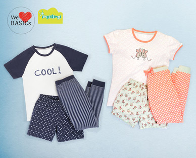 WE LOVE BASICS Kinder-Nachtwäsche, 3-teilig