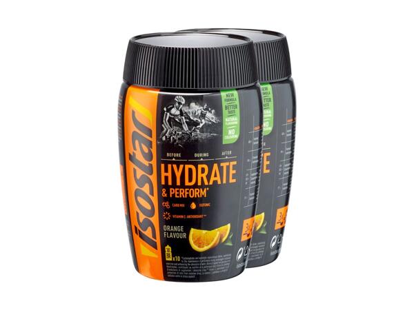 Boisson Isostar Hydrate & Perform Sport, pack de 2