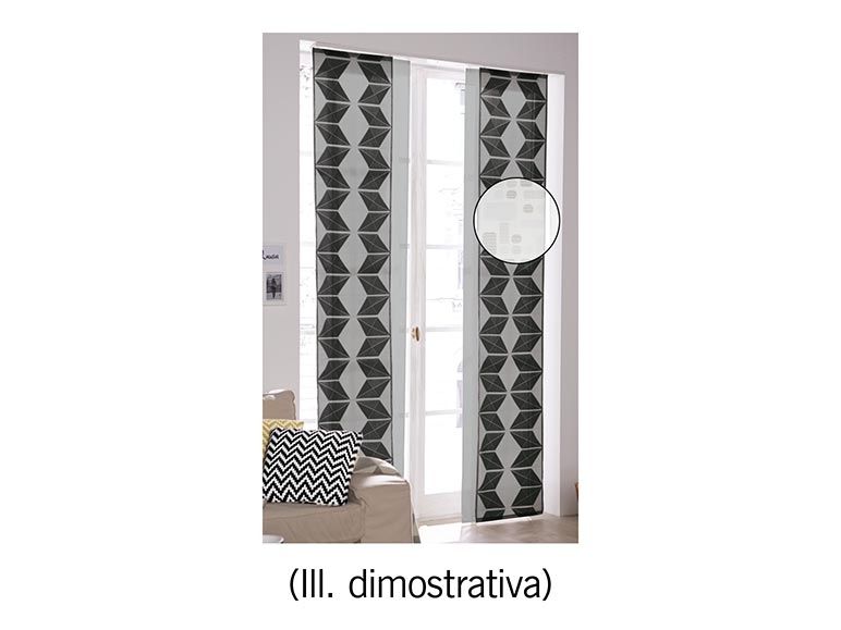 Tenda a pannello scorrevole, 2 pezzi