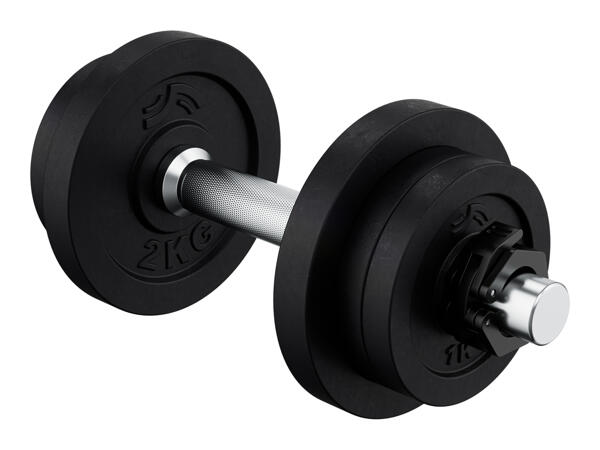 Crivit 10kg Dumbbell Set - 9 pieces