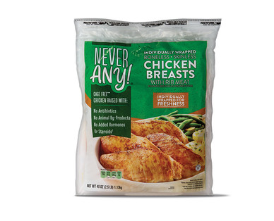 Never Any! Antibiotic-Free Boneless Skinless Chicken Breasts