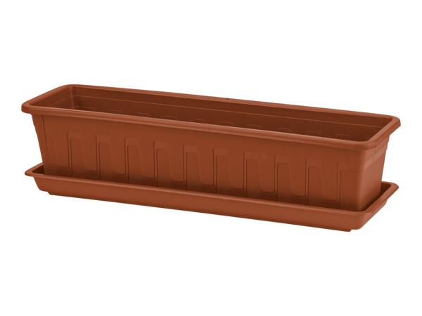 Parkside 60cm Window Box - Brown