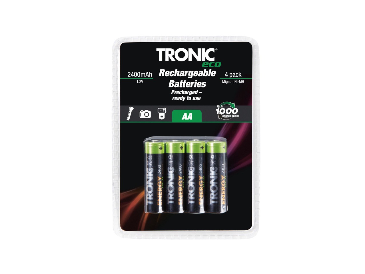Rechargeable Batteries, 4 pieces