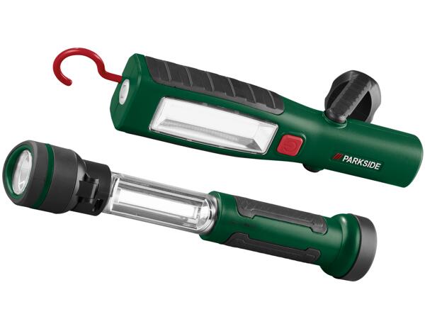 LED-arbetslampa 2-i-1