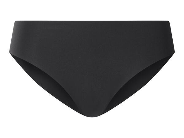 Ladies' Black Laser-Cut Briefs - 3 Pack