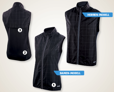 INOC Damen-/Herren-Multifunktions-Weste