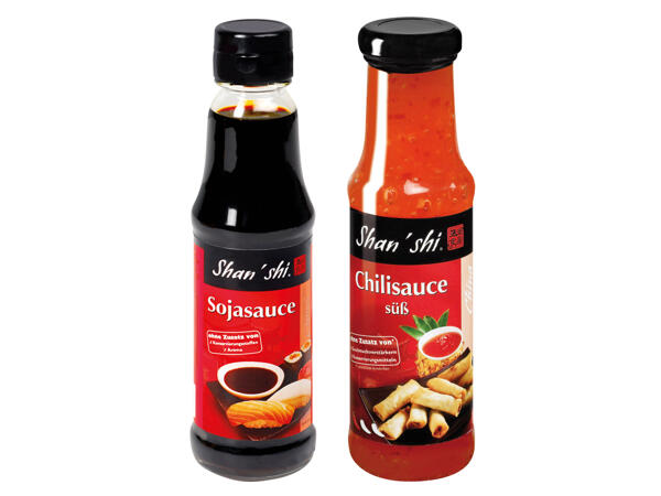 Chili- oder Sojasauce
