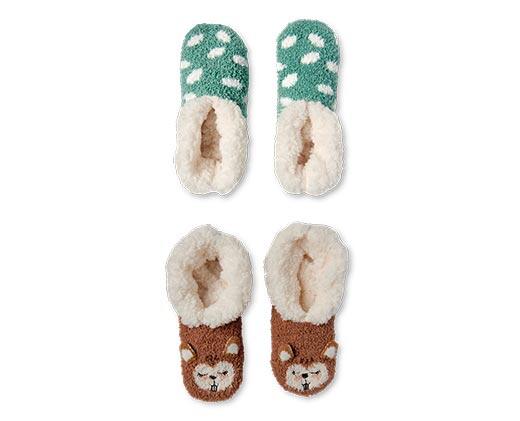 Serra Ladies 2 Pack Slipper Socks
