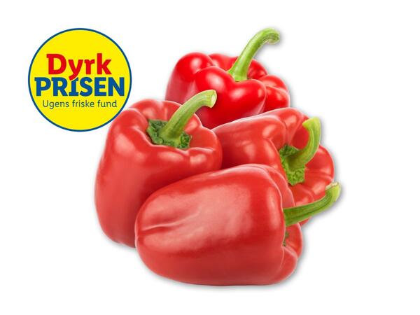 Røde peberfrugter