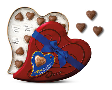 Dove Milk Chocolate Truffle Heart Tin