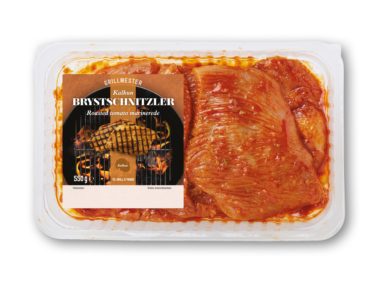 GRILLMESTER Marinerede kalkunbrystschnitzler