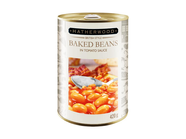 Haricots cuits à la sauce tomate
