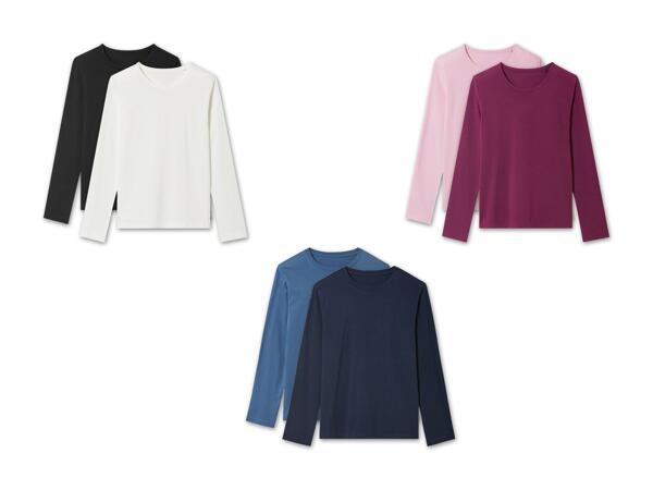 Kinder Langarmshirt, 2 Stück