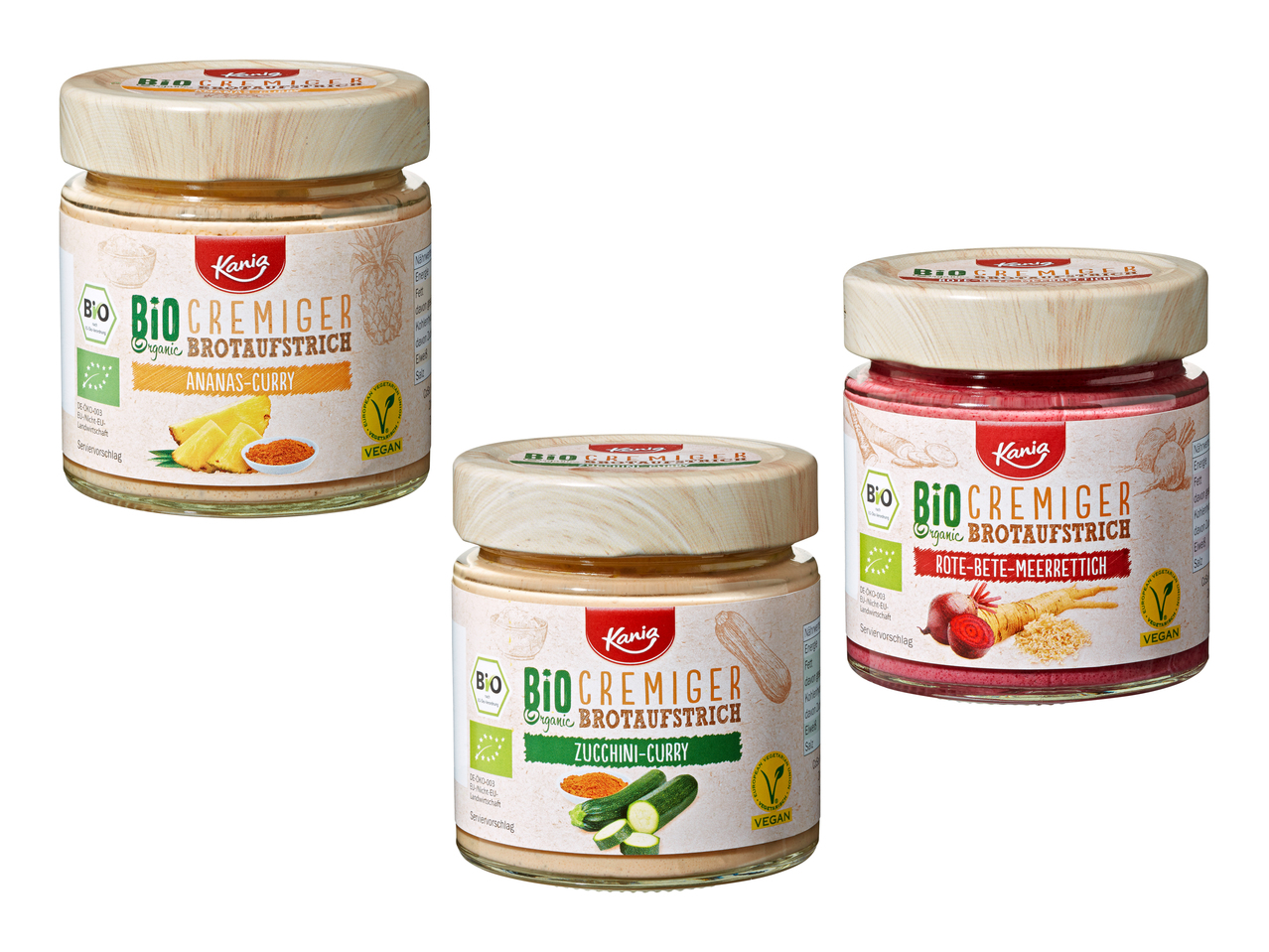 Vegane BIO Brotaufstriche
