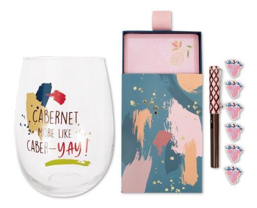 Crofton 
 Giant Stemless Wine Glass Gift Set