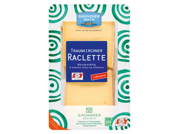 Gmundner Milch Traunkirchner Raclette-Käse in Scheiben