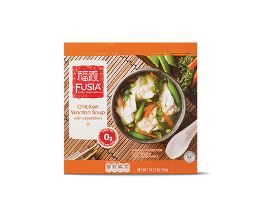 Fusia Chicken & Vegetable or Pork & Vegetable Wonton Soup