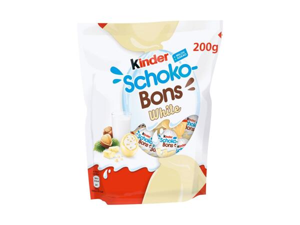 Schoko-Bons au chocolat blanc Kinder Ferrero (action valable uniquement en Suisse alémanique)