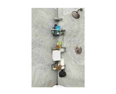 SOHL Furniture Shower Caddy with Tension Pole