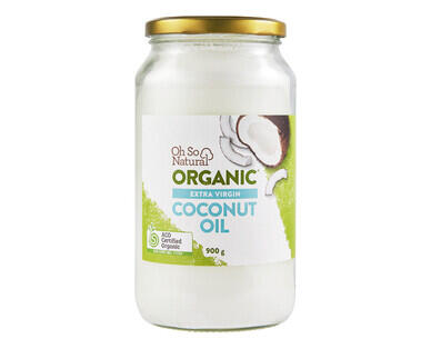 Oh So Natural Organic Coconut Oil 900g