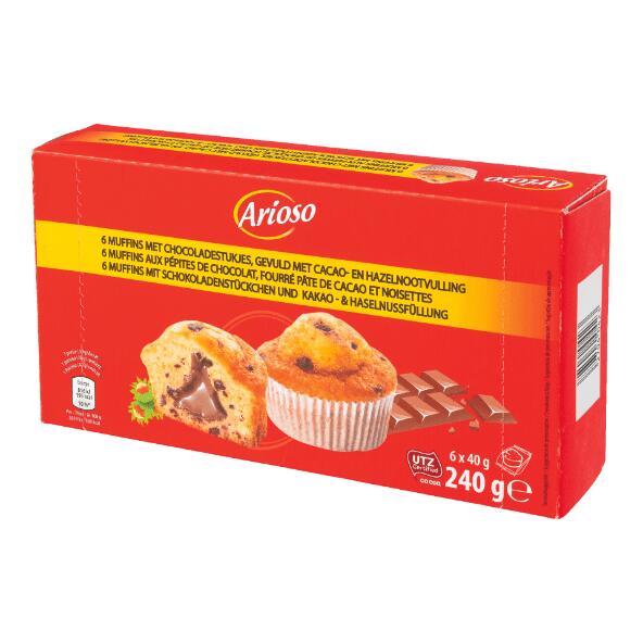 Muffins fourrés, 6 pcs