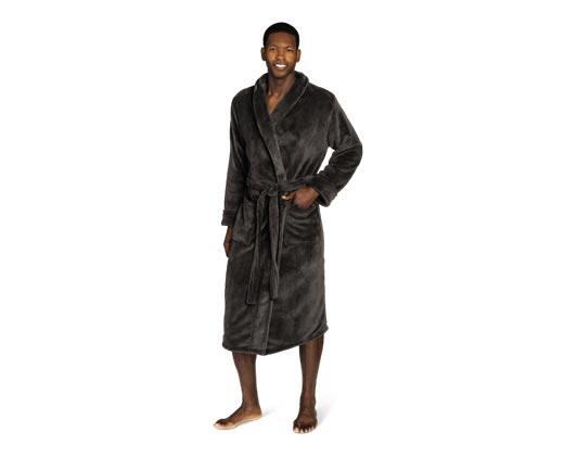 Royal Class 
 Men's Micro Plush Bathrobe