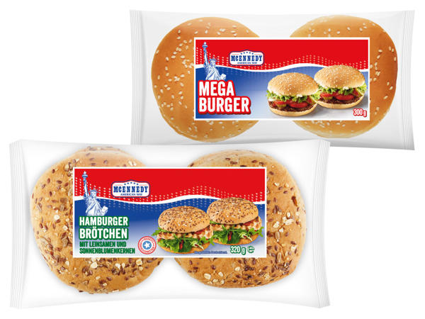 MCENNEDY Hamburger Brötchen 4er