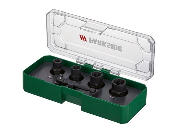 Parkside Bolt & Nut Extractor Set - 5 Pieces