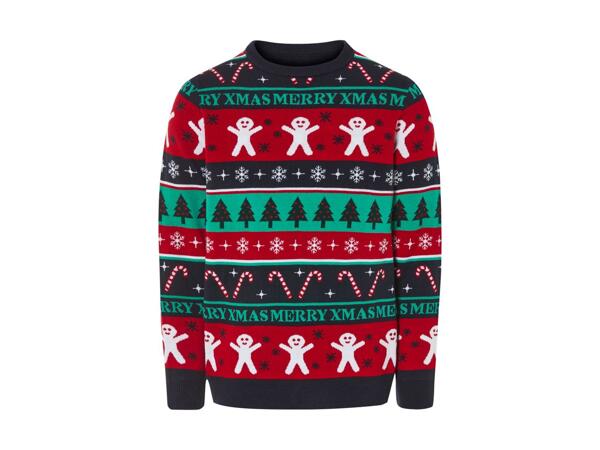 ESMARA(R)/ESMARA MEN(R) Julesweater med LED