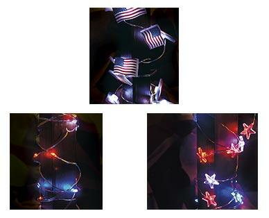 Huntington Home 4th of July Battery-Operated Lights