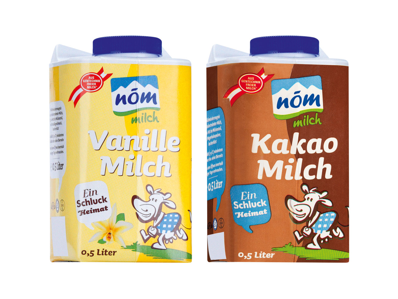 NÖM Vanillemilch/Kakaomilch