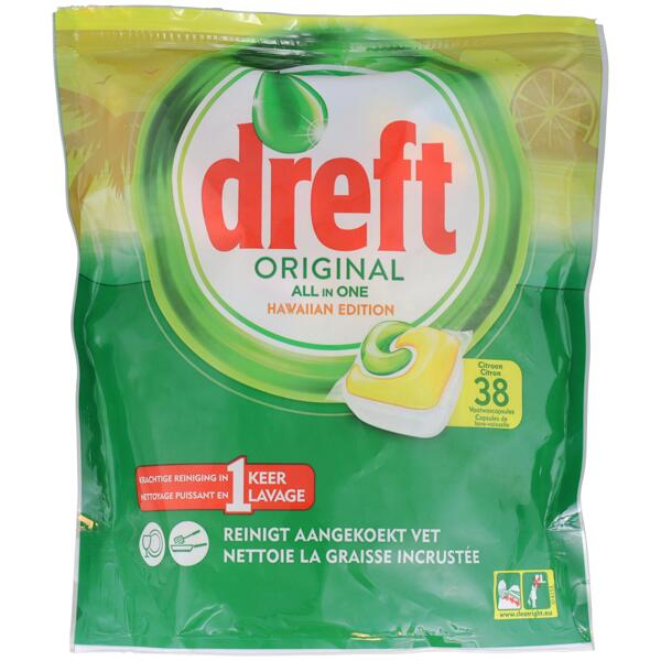 Dreft vaatwastabletten All-in-One Hawaii