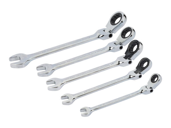 Flexi-head Ratchet Spanner Set
