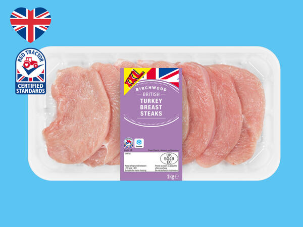 Birchwood British Turkey Breast Steaks