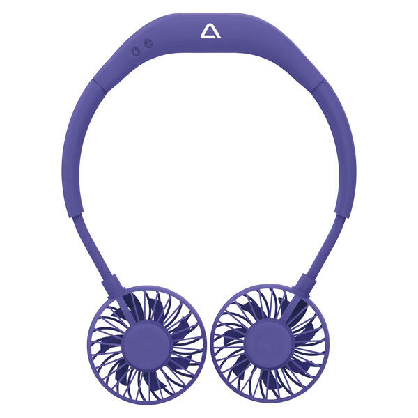 AMBIANO Rechargeable Neck Fan, Lilac