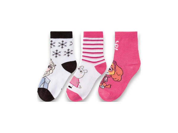 Girls' Socks "Frozen, Paw Patrol, Peppa Pig"
