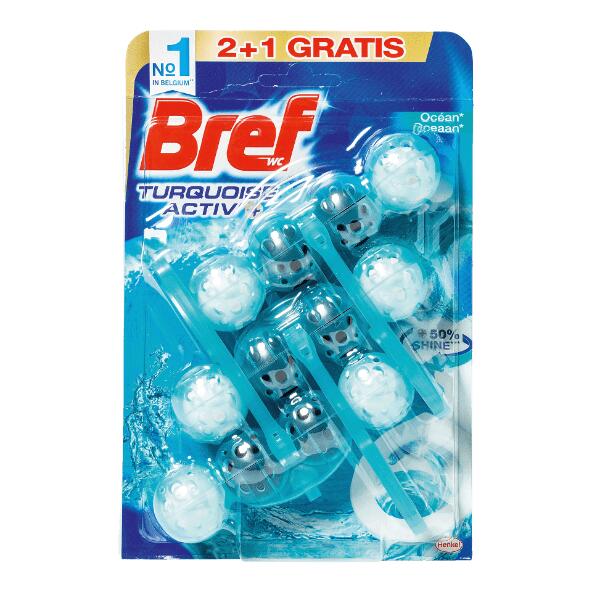 BREF WC(R) 				Wc-blokjes, 3 st.