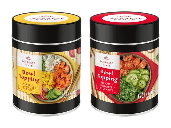 Toppings pour bols japonais