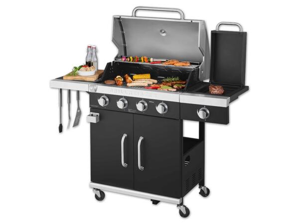Gas-Grillwagen, 4 + 1-flammig