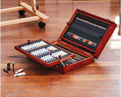 Deluxe Wooden Art Box Set 151pc
