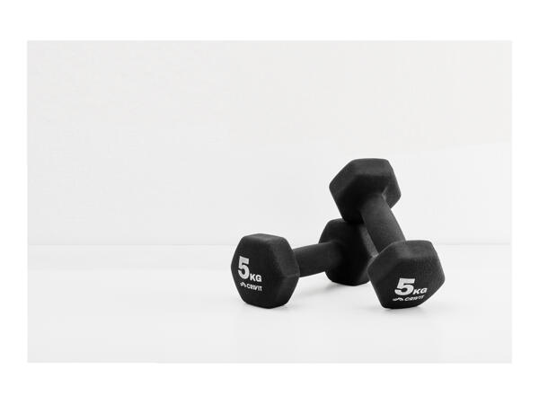 Crivit Dumbbell Set 3 kg/5kg - Set of 2