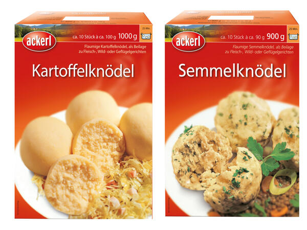 Ackerl Kartoffel- oder Semmelknödel