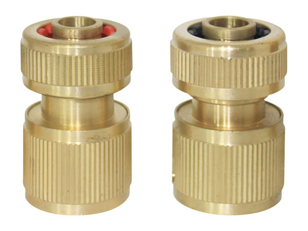 Parkside Brass Hose Connector System & Brass 2-Way Hose Splitter