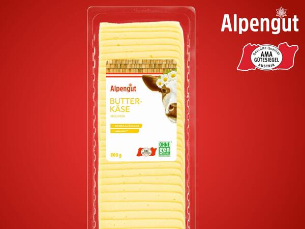 Butterkäse in Scheiben