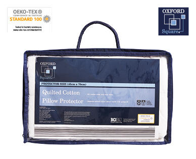 Quilted Cotton Pillow Protector